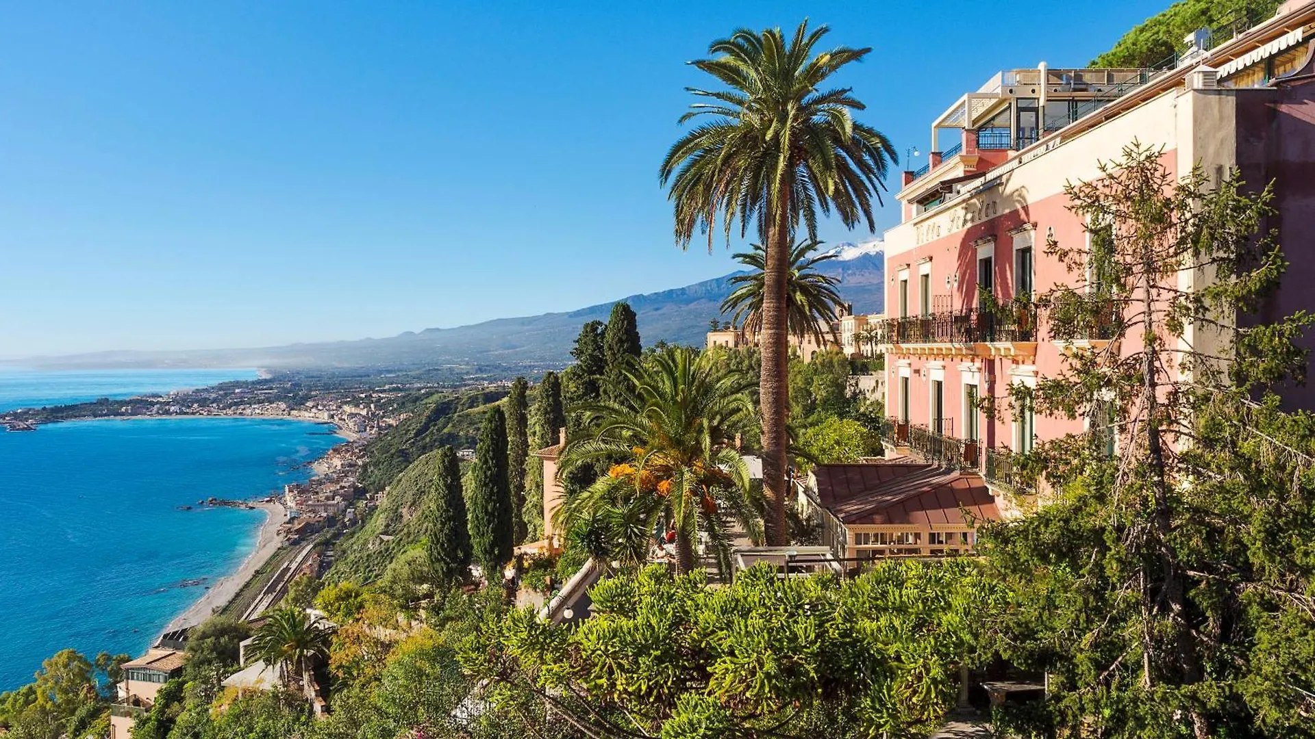 2 Exceptional Design Hotels Close to Isola Bella in Taormina